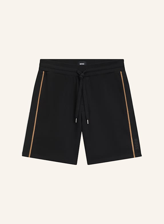 BOSS Loungewear Unterteil ICONIC SHORTS SCHWARZ
