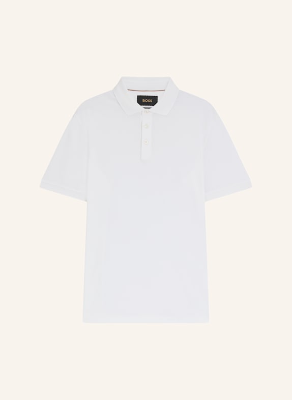 BOSS Poloshirt L-PERRY 14 Regular Fit WEISS