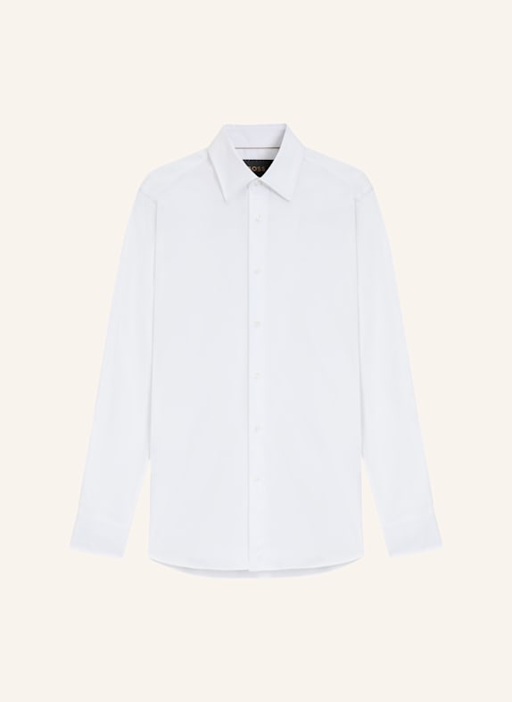 BOSS Business Hemd L-HAYS-KENT-C1-243 Slim Fit WEISS