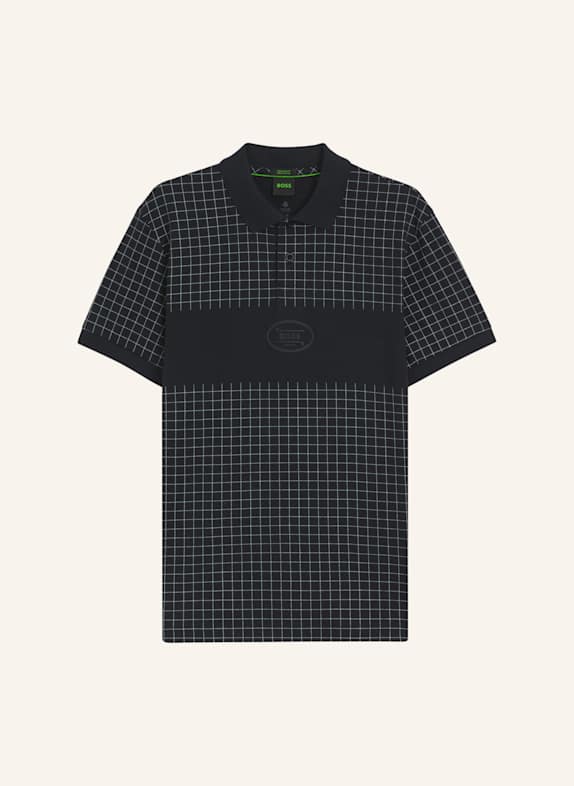 BOSS Poloshirt POLO CHECK GL Regular Fit DUNKELBLAU