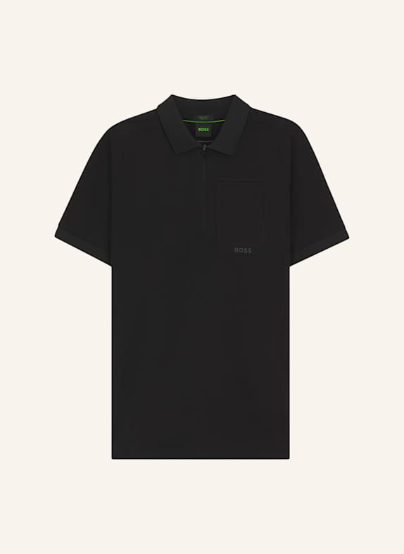 BOSS Poloshirt POLO URBAN TECH Regular Fit SCHWARZ