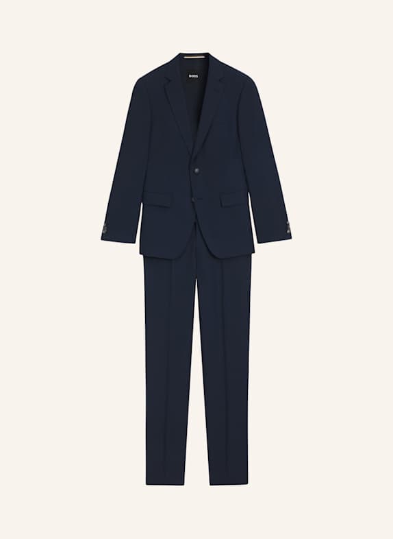 BOSS Business Anzug H-HUGE-2PCS-253 Slim Fit DUNKELBLAU