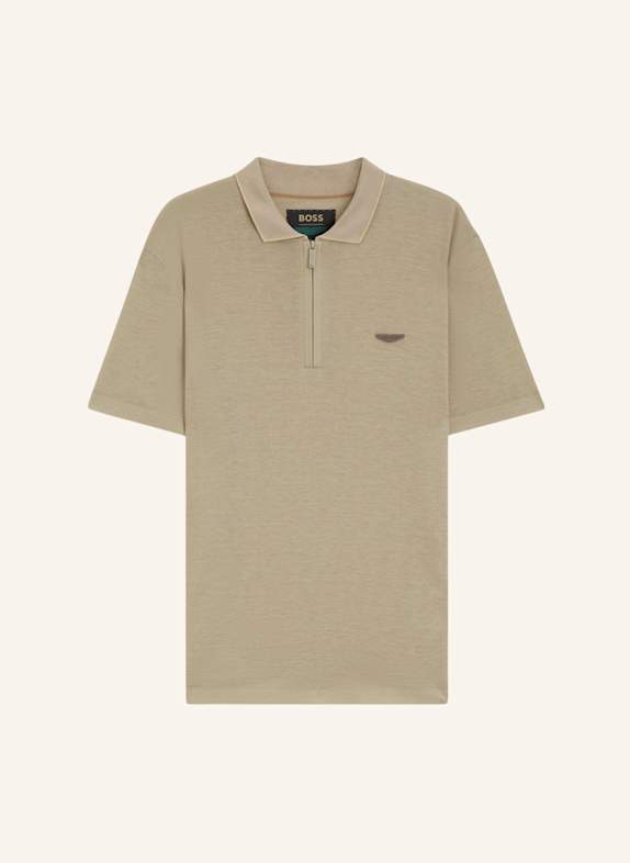BOSS Poloshirt L-ROBYN_AM Regular Fit KHAKI