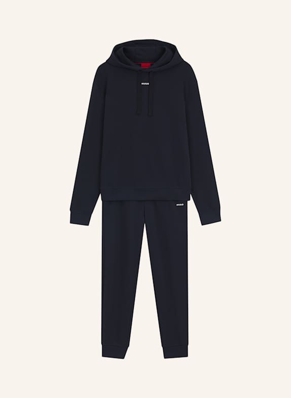 HUGO Sweatshirt TRACKSUIT_DAPODAYOTE Relaxed Fit DUNKELBLAU