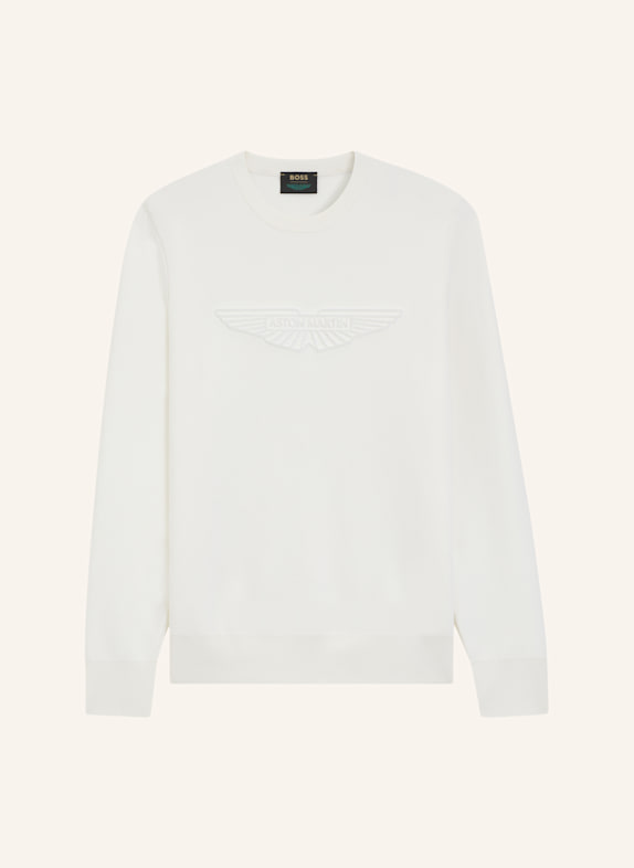 BOSS Pullover L-ELECTRICO_2_AM Regular Fit WEISS