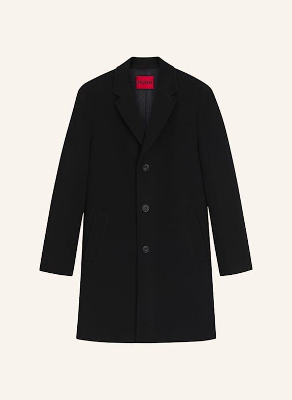 HUGO Casual Mantel MALTE2531_IN Regular Fit SCHWARZ