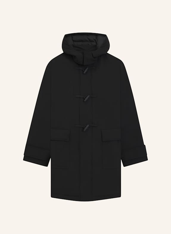 HUGO Klassischer Mantel MEVER2541 Regular Fit SCHWARZ