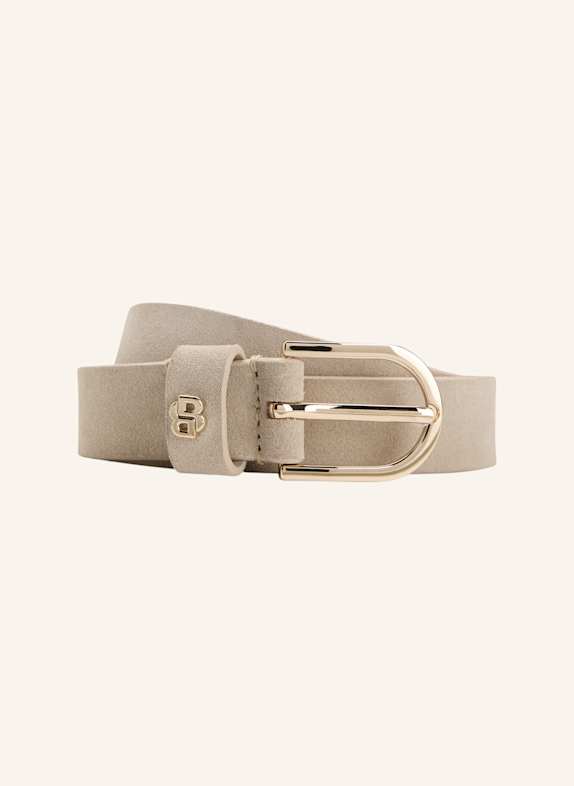 BOSS Ledergürtel SCARLET BEIGE