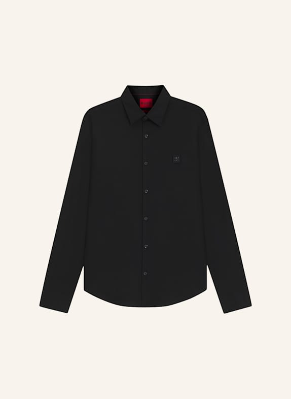HUGO Business Hemd ERMO Slim Fit SCHWARZ
