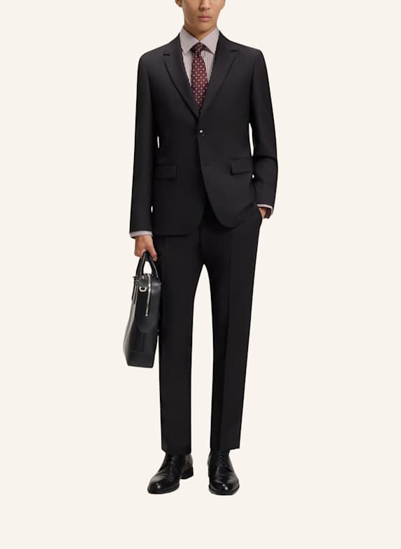 BOSS Business Anzug H-HOUSTON-2PCS-252 Slim Fit DUNKELROT
