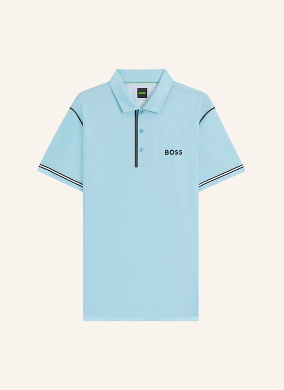 BOSS Poloshirt PADDYTECH GOC Regular Fit HELLBLAU