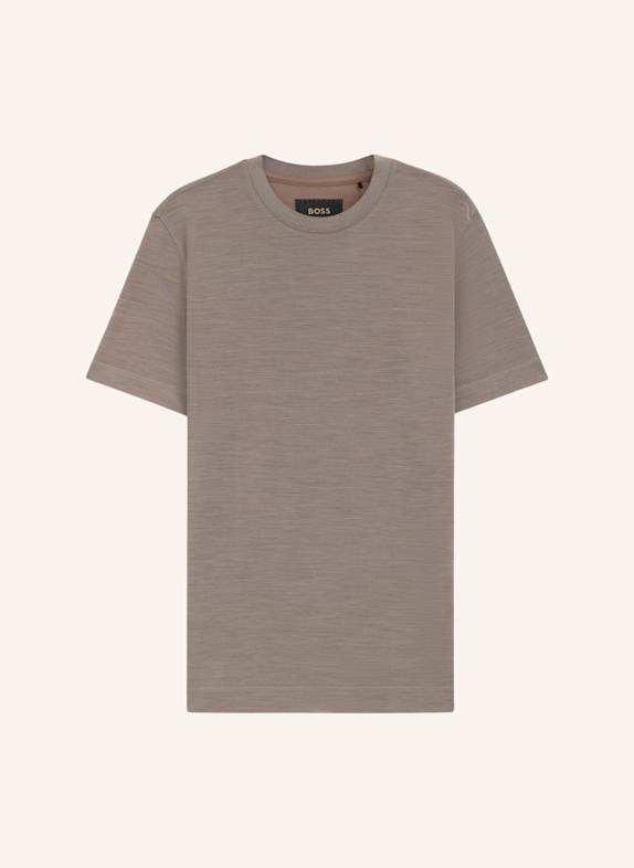 BOSS T-Shirt L-TESAR 113 Regular Fit BEIGE