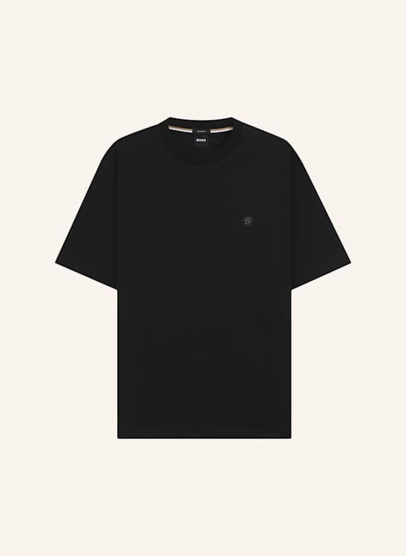 BOSS T-Shirt TAUT SCHWARZ