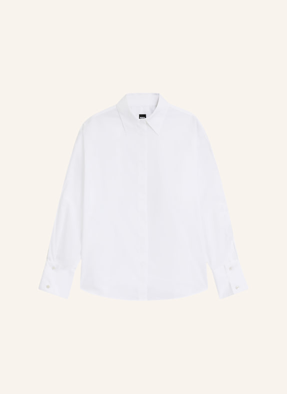 BOSS Business Bluse BINALIATI_FRIDAY Relaxed Fit WEISS