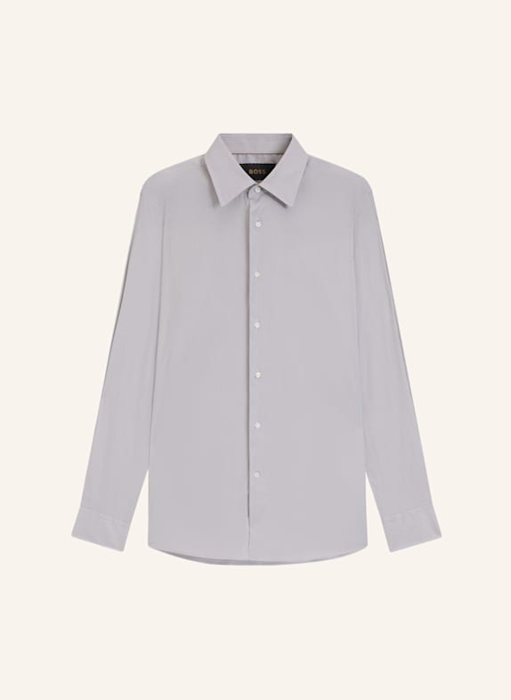 BOSS Business Hemd L-HAYS-KENT-C1-243 Slim Fit BEIGE