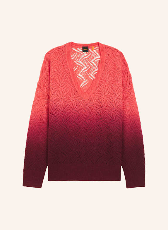 BOSS Pullover C_FRIGIONI Relaxed Fit WEISS