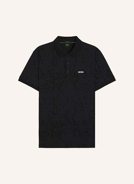 BOSS Poloshirt POLO AO ZONE Regular Fit SCHWARZ
