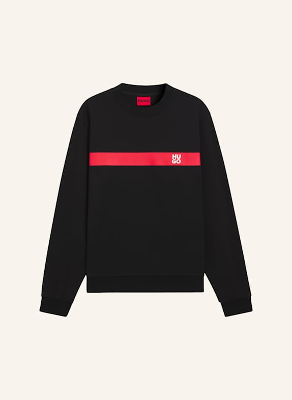 HUGO Sweatshirt DSAMP_IN Regular Fit SCHWARZ