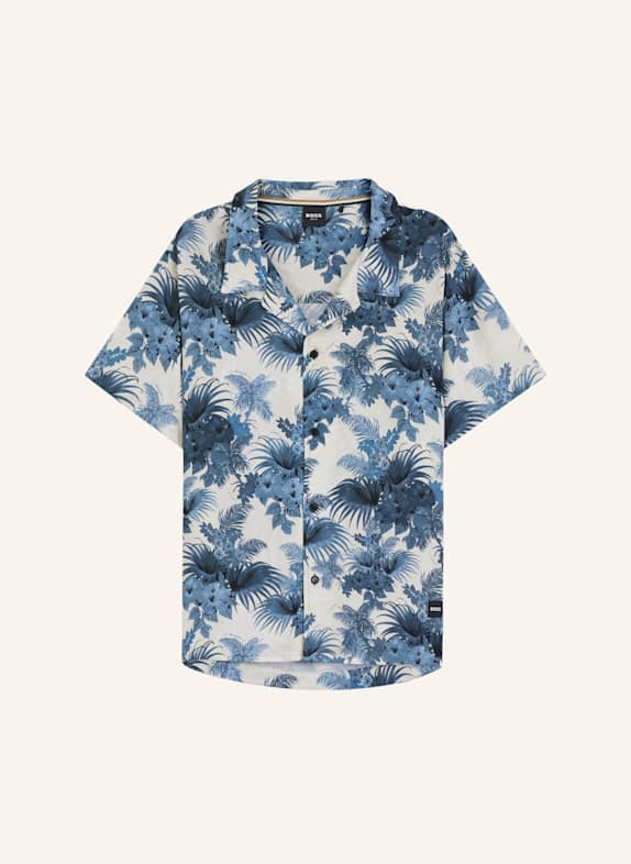 BOSS Strand-Oberteil BEACH SHIRT BLAU