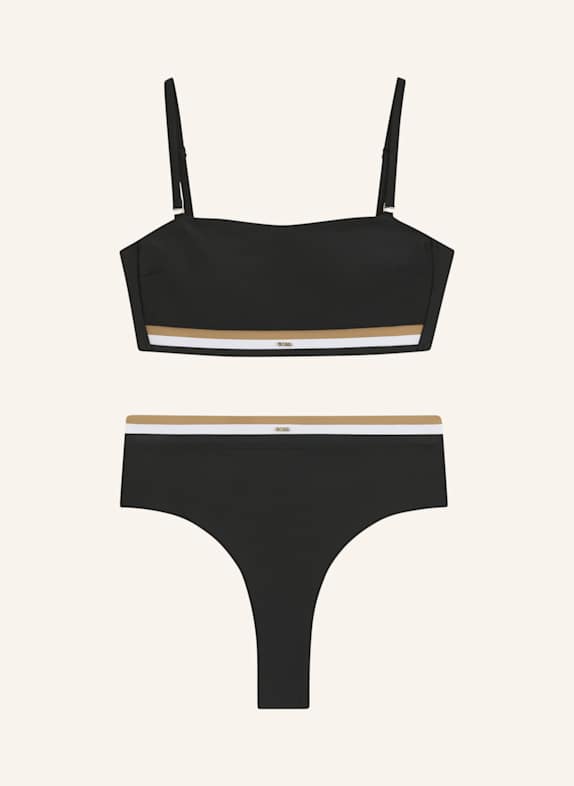 BOSS Bikini-Unterteil ICONIC HW BRAZILIAN SCHWARZ