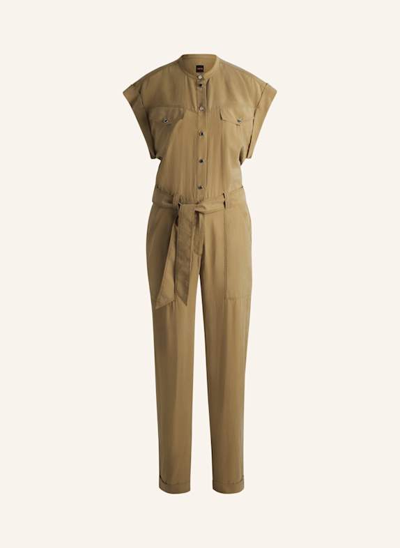 BOSS Business Kleid C_DRIDY_1 BEIGE