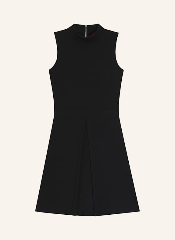 HUGO Jersey-Kleid NALVASIA SCHWARZ