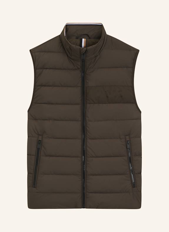 BOSS Casual Jacke H-CENITO Regular Fit HELLGRÜN