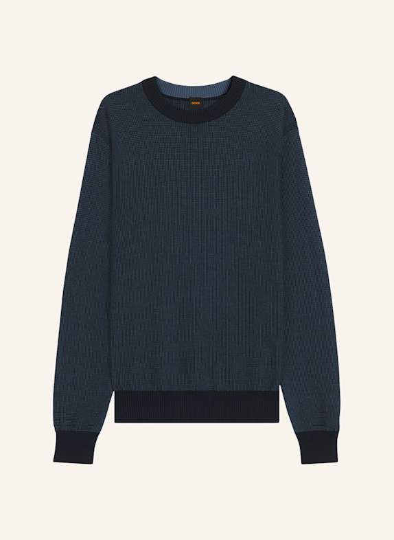 BOSS Pullover KLAPOK Regular Fit DUNKELBLAU