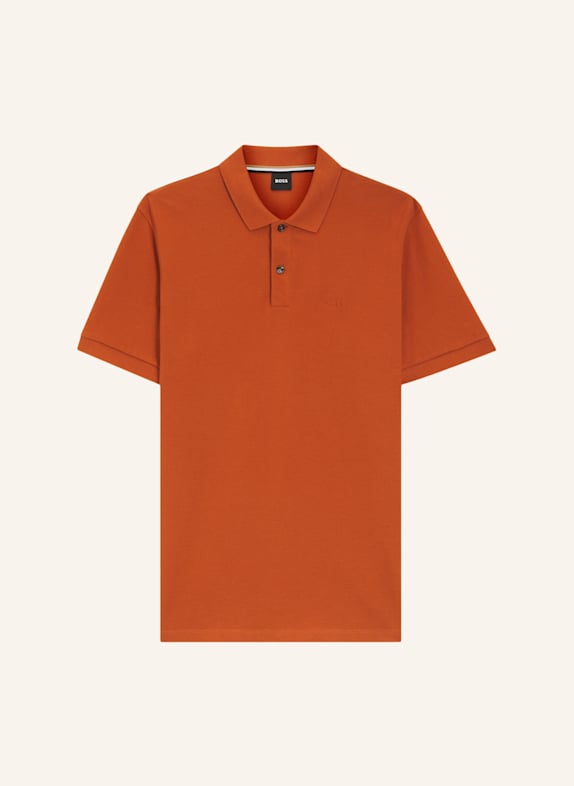 BOSS Poloshirt PALLAS Regular Fit DUNKELORANGE