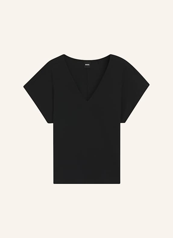 BOSS Casual Top ECREVA Regular Fit SCHWARZ