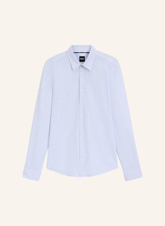 BOSS Casual Hemd P-ROAN-KENT-C1-233 Slim Fit HELLBLAU