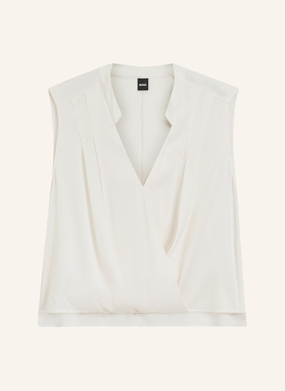 BOSS Business Bluse BASINA Regular Fit WEISS