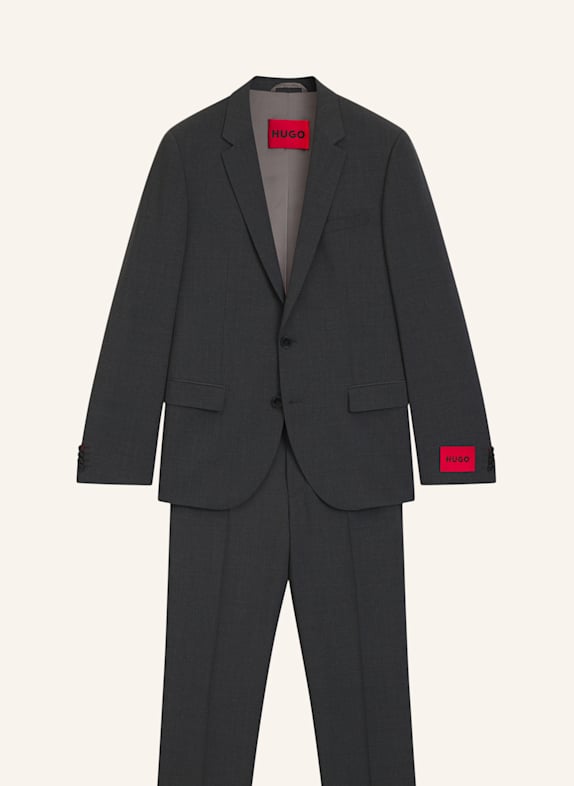 HUGO Business Anzug HENRY/GETLIN231X Slim Fit DUNKELGRAU