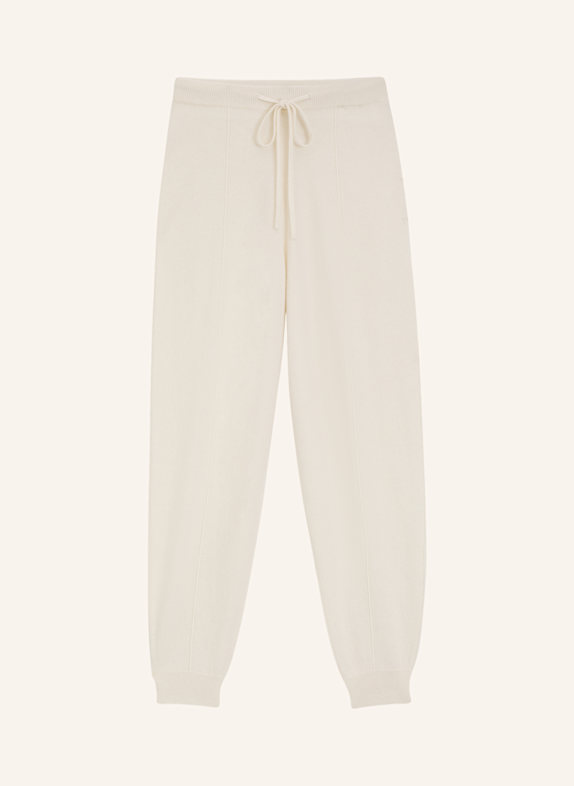 BOSS Strickhose FALINDANA aus Cashmere WEISS