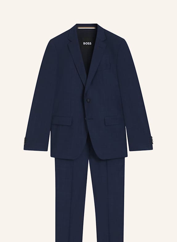 BOSS Business Anzug H-HUGE-2PCS-224 Slim Fit HELLBLAU