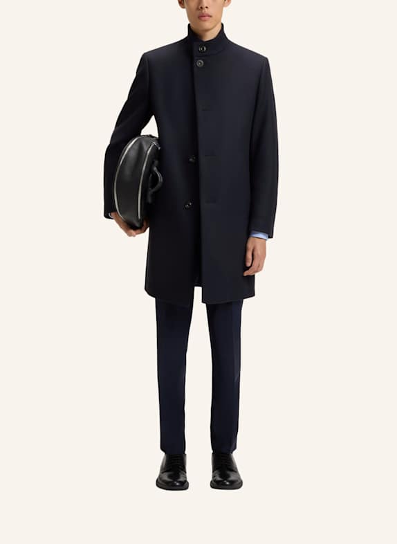 HUGO Wollmantel MINTRAX DUNKELBLAU