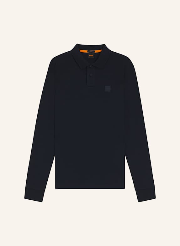 BOSS Piqué-Poloshirt PASSERBY Slim Fit DUNKELBLAU