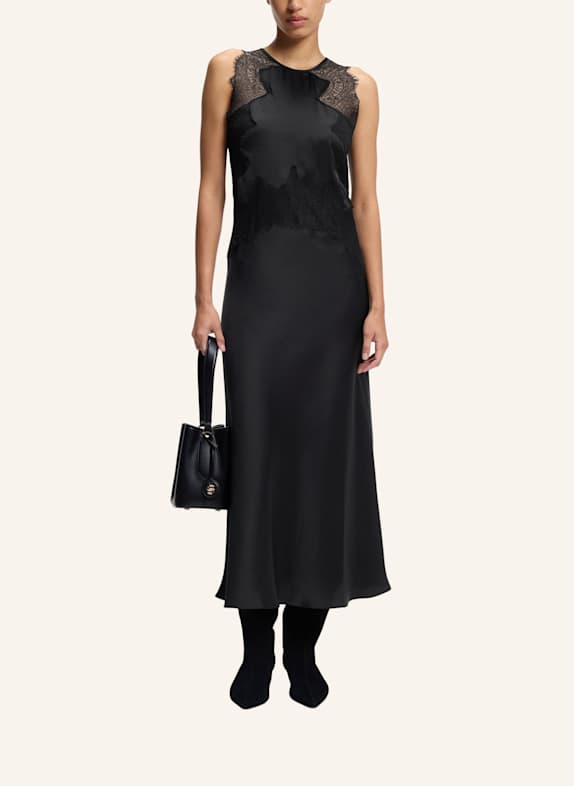 BOSS Business Kleid C_DLACE Slim Fit SCHWARZ