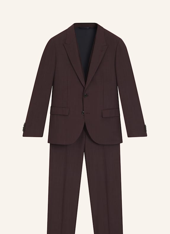 HUGO Business Anzug HENRY/GETLIN242V2X Slim Fit DUNKELROT