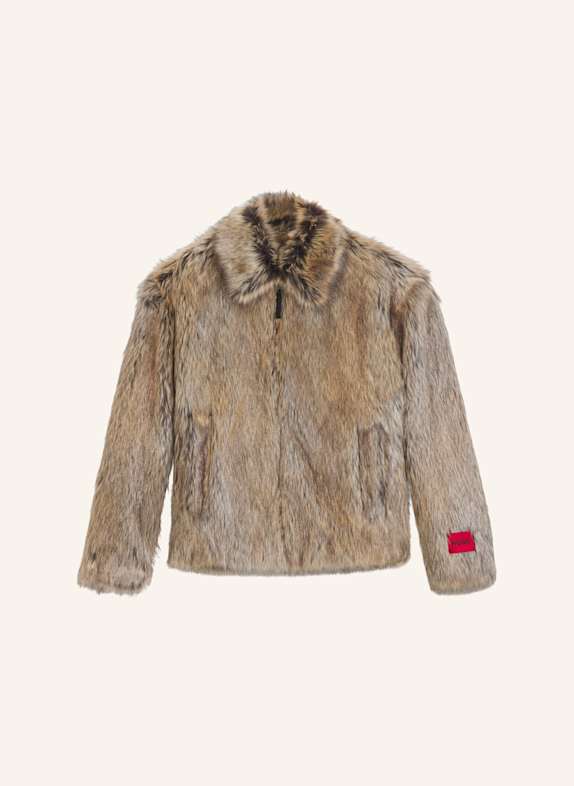 HUGO Casual Jacke BRYAN2541 Relaxed Fit HELLBRAUN