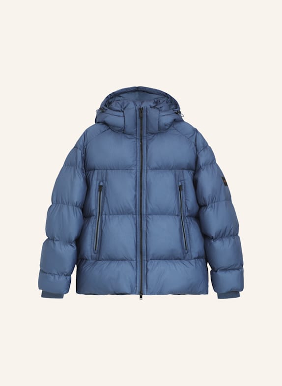BOSS Steppjacke ORBOK mit abnehmbarer Kapuze BLAU