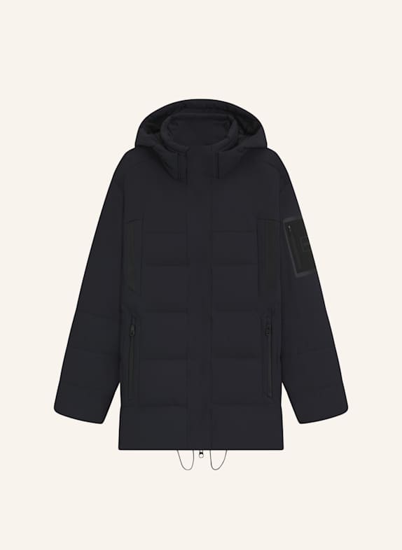 BOSS Casual Jacke OW_BLOCK-X PARKA Regular Fit DUNKELBLAU