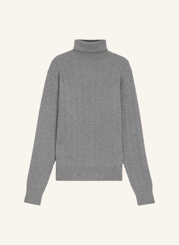 BOSS Pullover H-HATILO Regular Fit SILBER