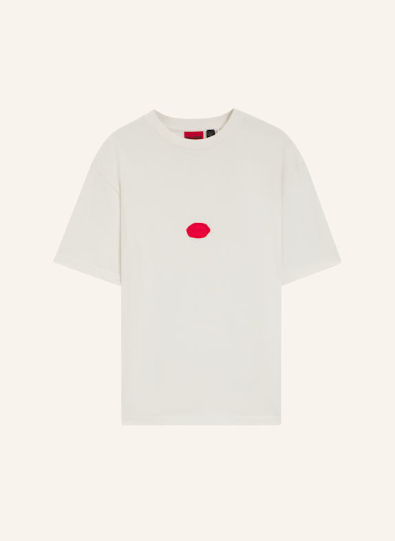 HUGO T-Shirt DIVIS Relaxed Fit WEISS