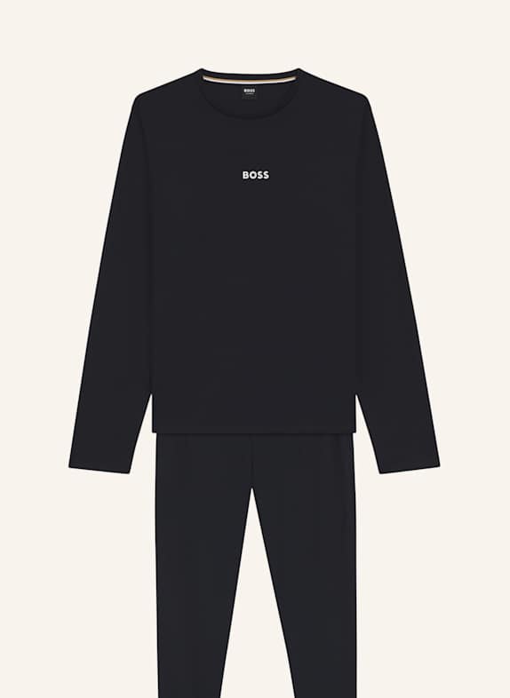 BOSS Schlafanzug XMAS DUNKELBLAU