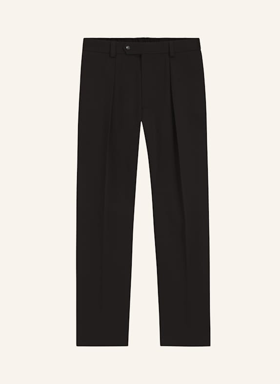 BOSS Business Hose TROUSERS-252_DB Relaxed Fit BRAUN