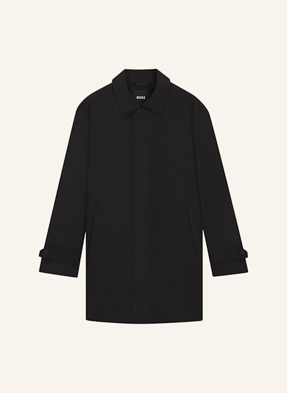 BOSS Klassischer Mantel P-JARED-GORETEX-253F Regular Fit SCHWARZ