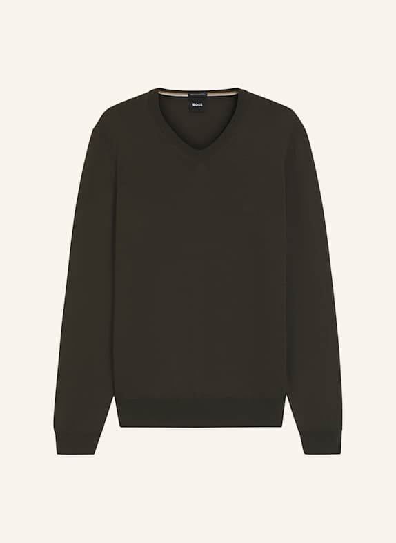 BOSS Pullover BARAM-L Regular Fit HELLGRÜN