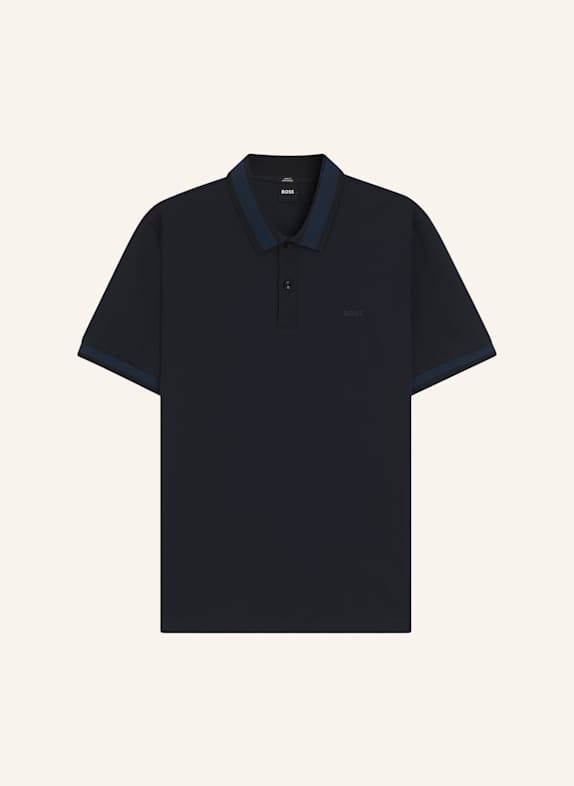 BOSS Poloshirt H-PHILLIPSON 200 Slim Fit DUNKELBLAU