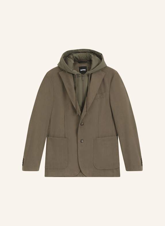 BOSS Blazer P-HANRY-HD-WG-254F Slim Fit BRAUN